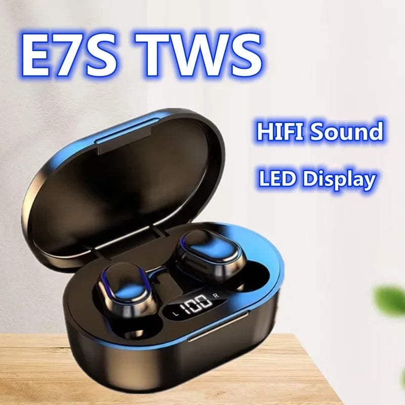 TWS Wireless Earphones Music Headset Bluetooth LED Display HiFi Earphone Waterproof Sport Wireless Headphone With Mic Earplugs