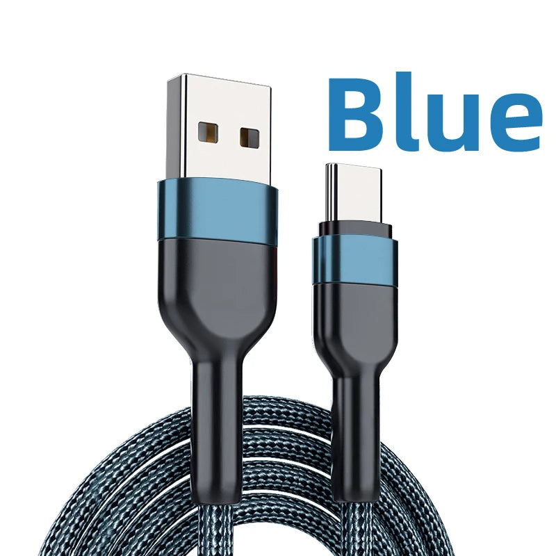 5A USB Type C Cable Wire For Samsung S10 S20 Xiaomi mi 11 Mobile Phone Fast Charging USB C Cable Type-C Charger  huawei Cables